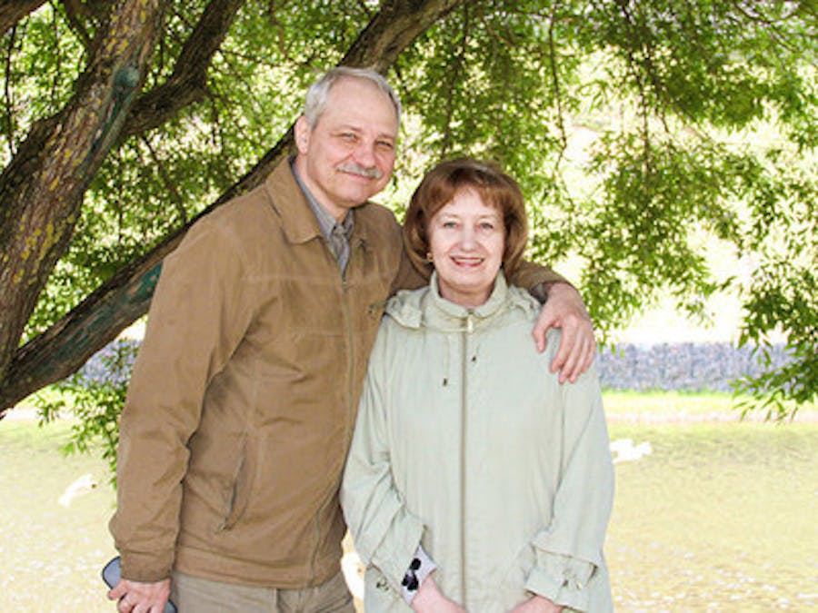 Gennady Shpakovsky en zijn vrouw