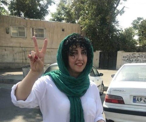 Mensenrechtenverdediger Narges Mohammadi uit Iran werd op 8 oktober vervroegd vrijgelaten