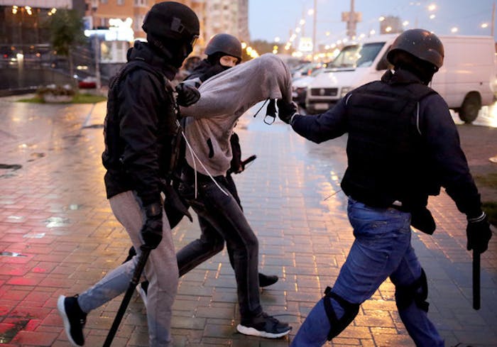 Politiegeweld in Belarus