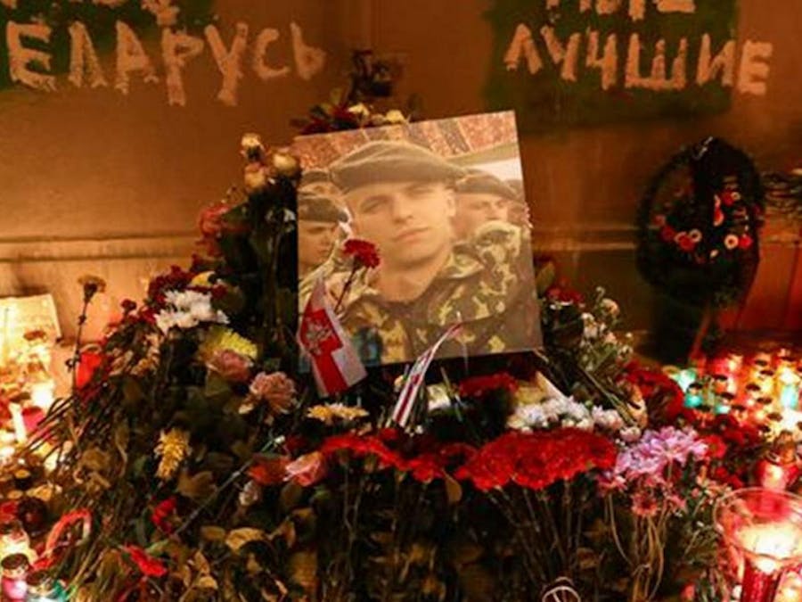 In Belarus is Raman Bandarenka overleden nadat hij door de politie in elkaar geslagen was