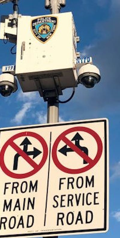 Surveillance camera in Queens, New York