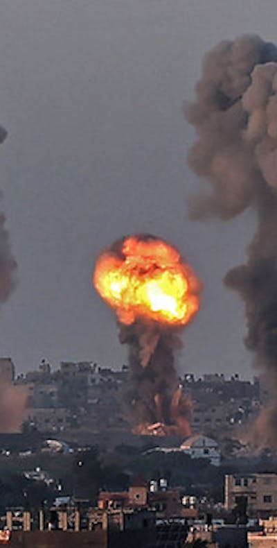 Israëlische aanval op 12 mei in de zuidelijke Gazastrook