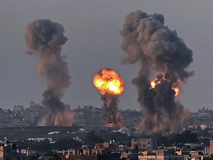 Israëlische aanval op 12 mei in de zuidelijke Gazastrook
