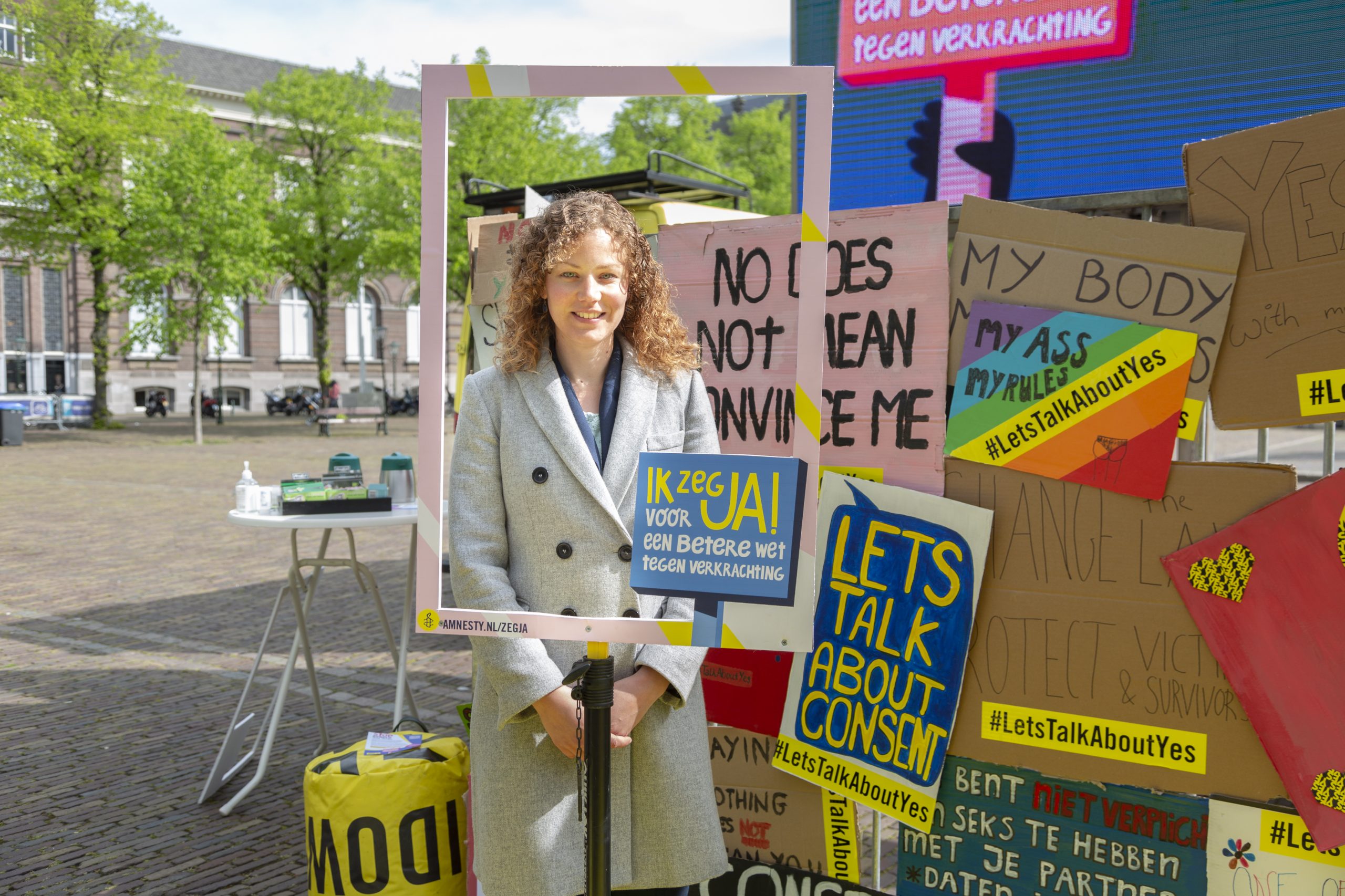 Christine Teunissen (Partij voor de Dieren) zegt Ja tegen een betere wet tegen verkrachting