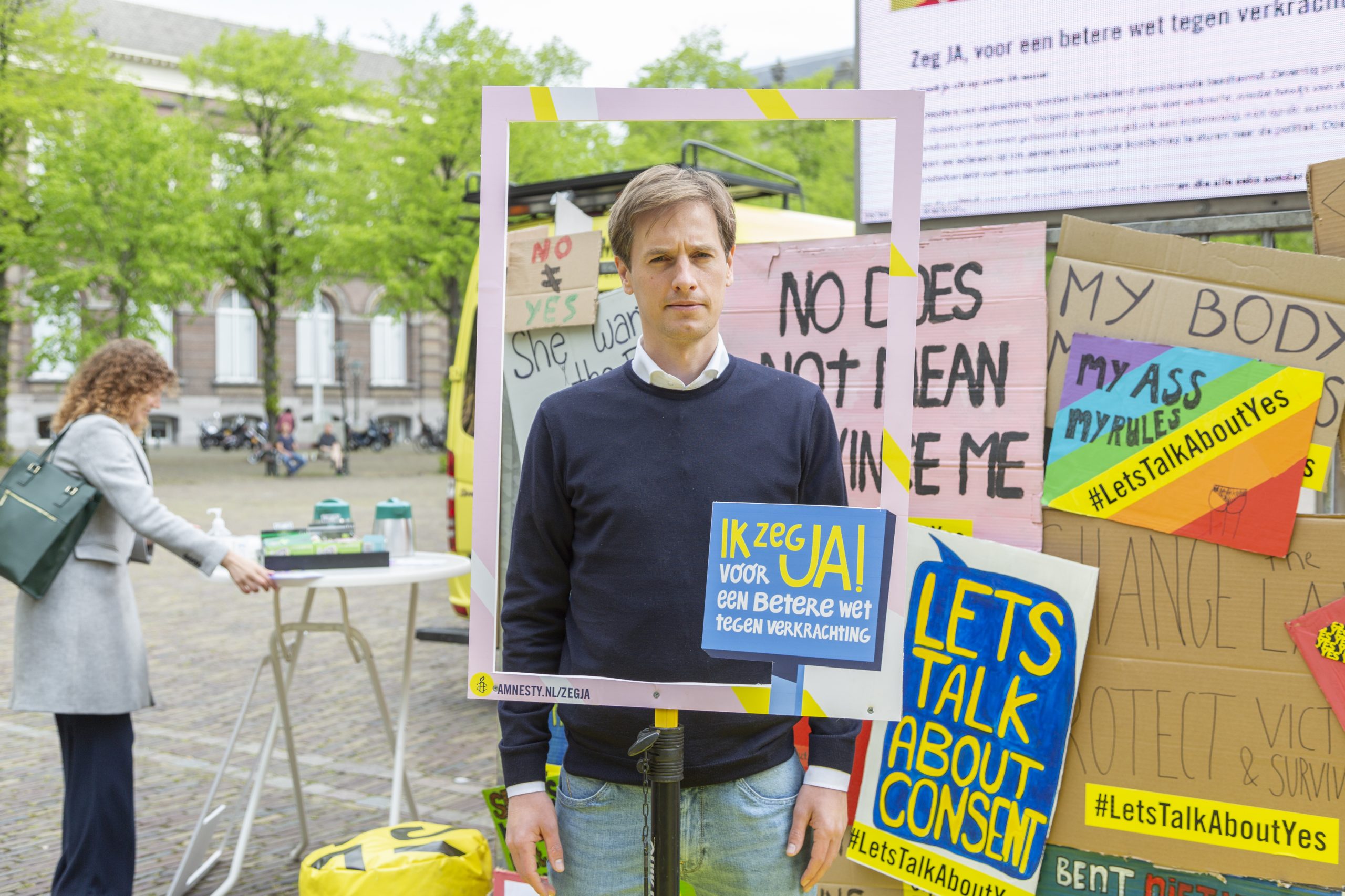 Laurens Dassen (Volt) zegt Ja tegen een betere wet tegen verkrachting