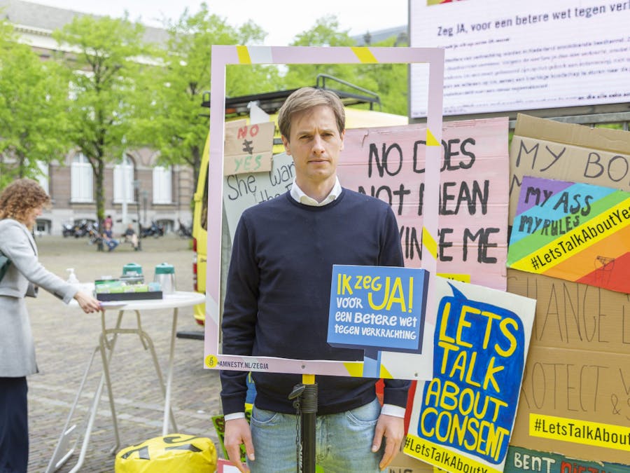 Laurens Dassen (Volt) zegt Ja tegen een betere wet tegen verkrachting