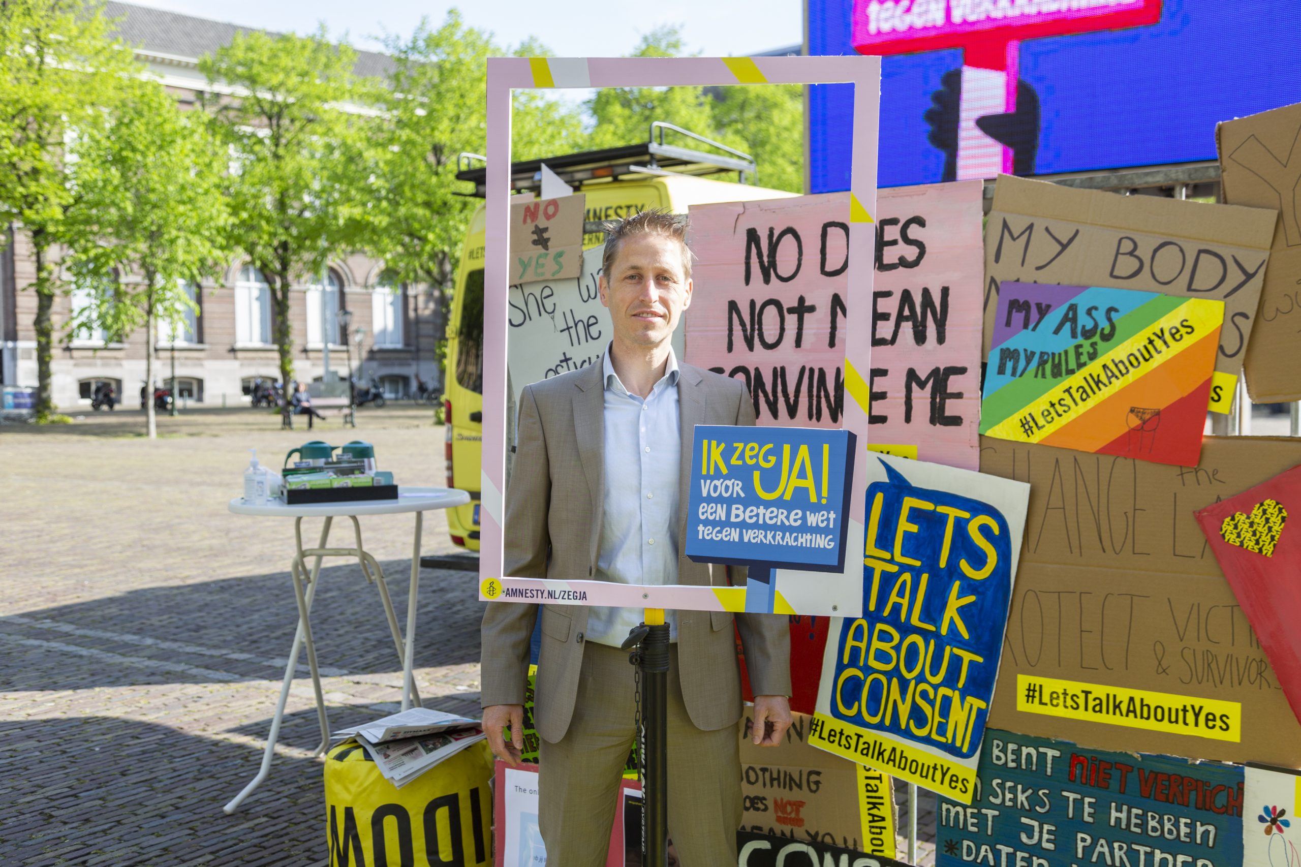 Michiel van Nispen van de SP zegt Ja tegen een betere wet tegen verkrachting