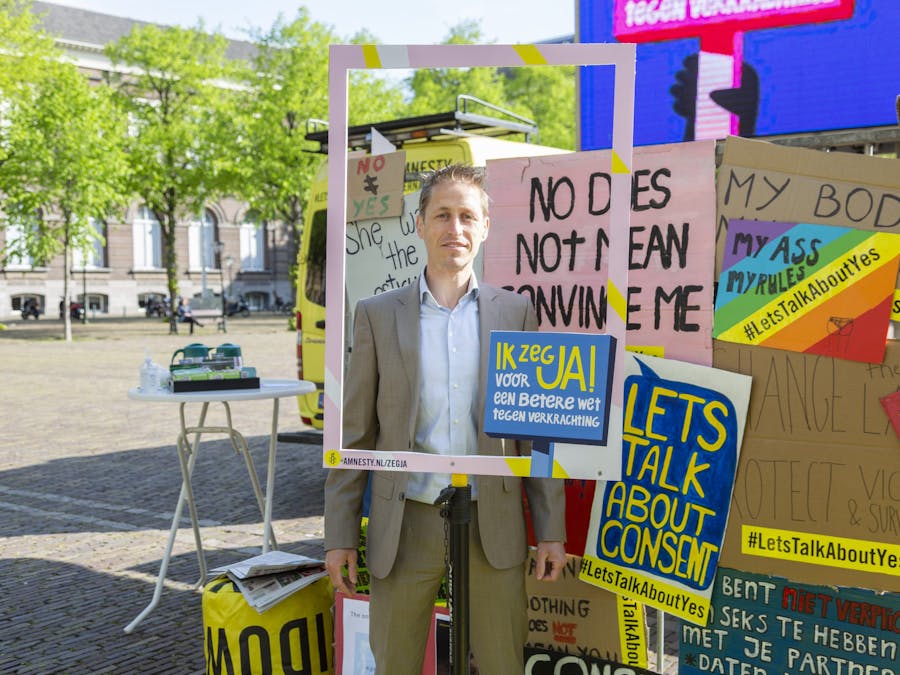 Michiel van Nispen van de SP zegt Ja tegen een betere wet tegen verkrachting