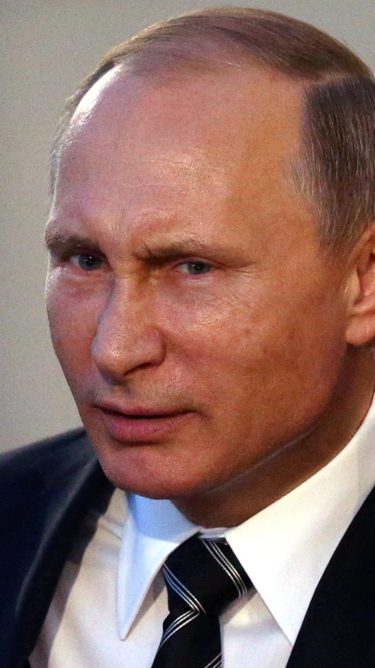 De Russische president Vladimir Poetin