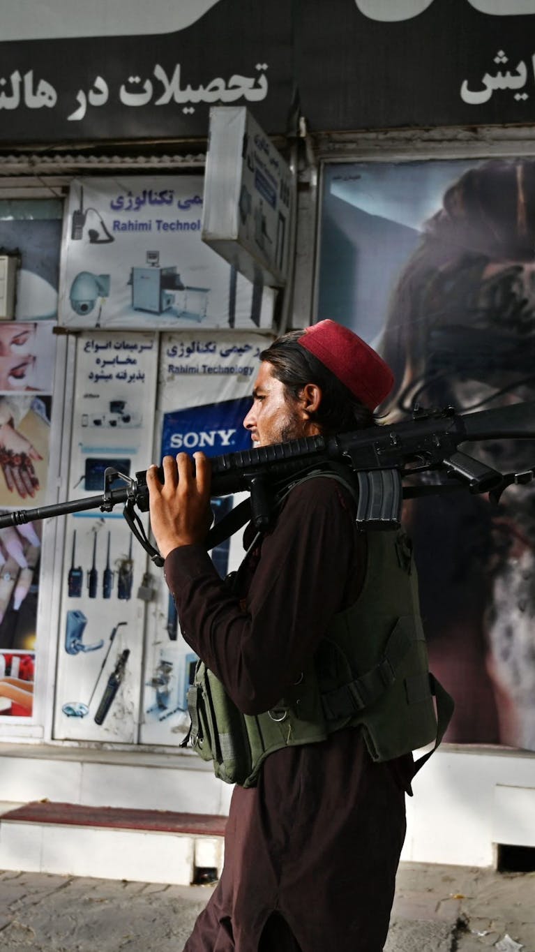 Taliban in Kabul, Afghanistan