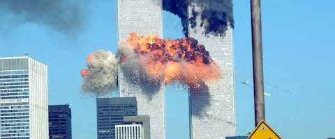 De aanslagen op 11 september 2001 op de Twin Towers en het Pentagon in de VS zorgen voor een enorme schok in de wereld.