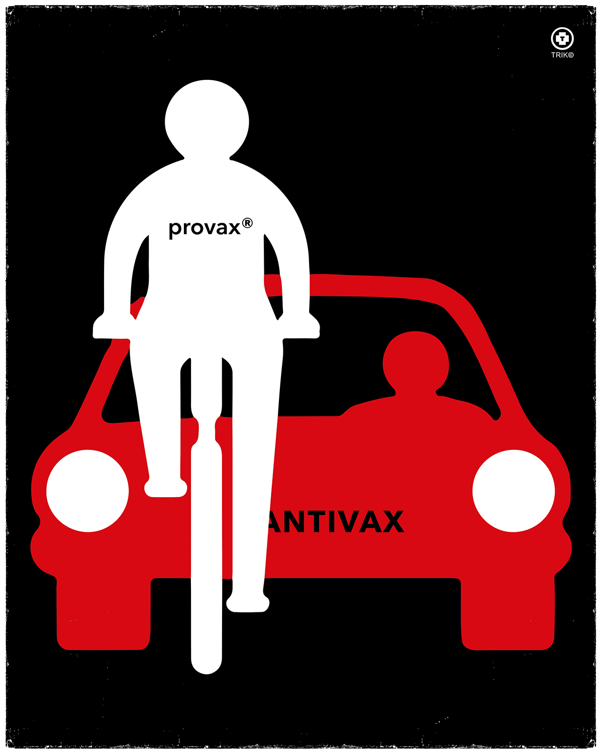 Tweedeling antivax provax