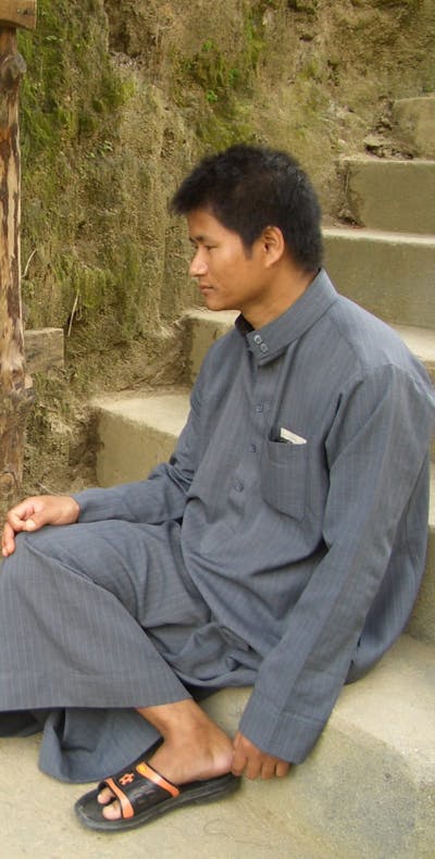 PG (38) uit Nepal verloor zijn been bij een arbeidsongeval in Saudi-Arabië. Zijn werkgever gaf hem geen compensatie.
