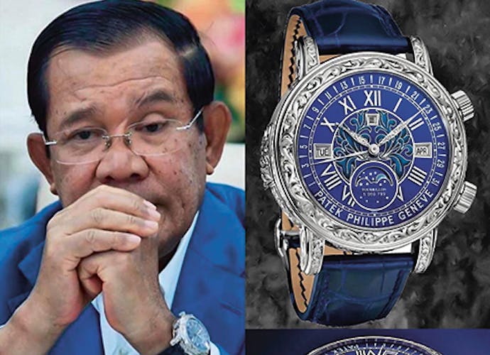 Hun Sen met horloge