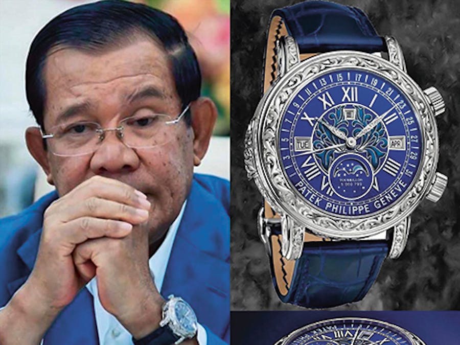 Hun Sen met horloge