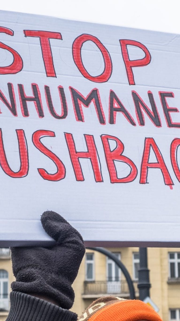 Demonstraties in Polen, 17 oktober 2021.