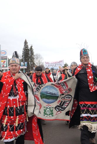 In Canada protesteren de Wet’suwet’en tegen een gasleiding op het land van hun voorouders.