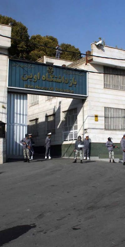 Evin-gevangenis Teheran, Iran.