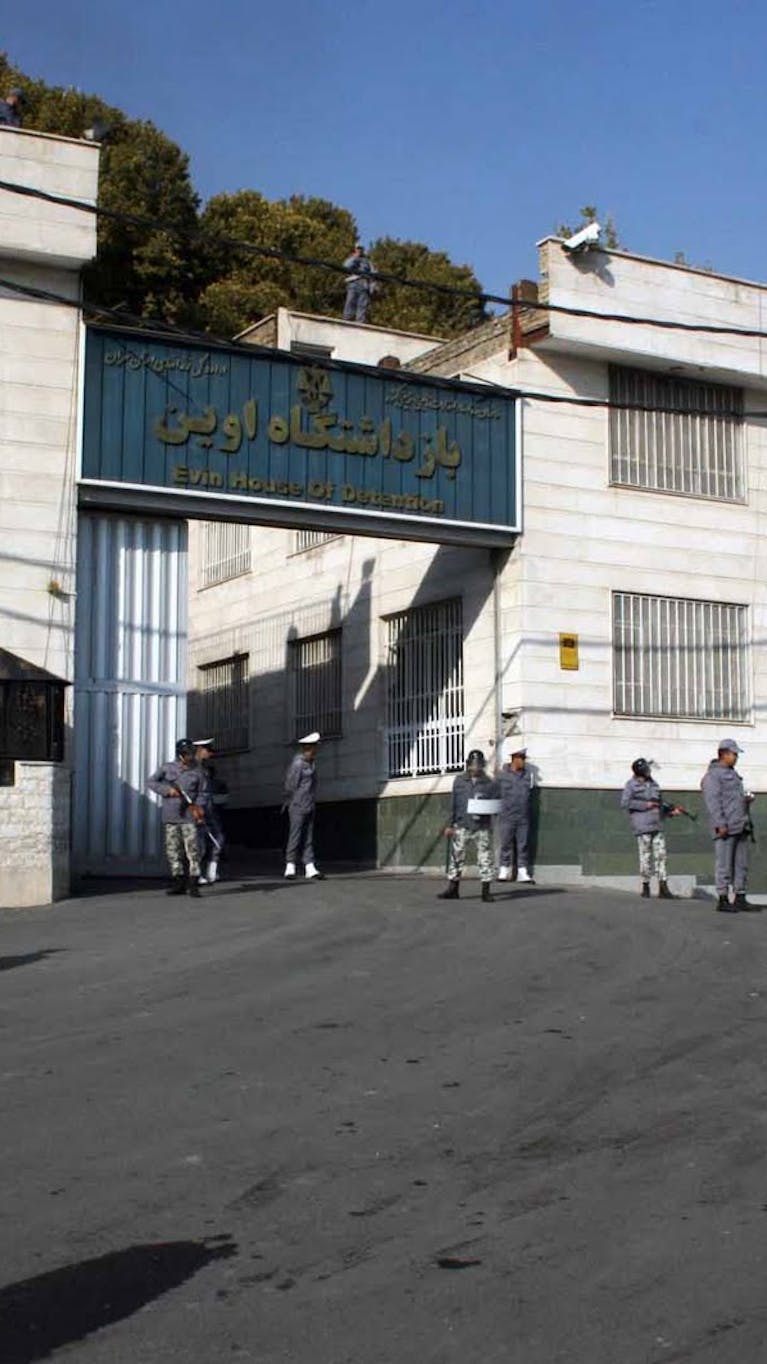 Evin-gevangenis Teheran, Iran.