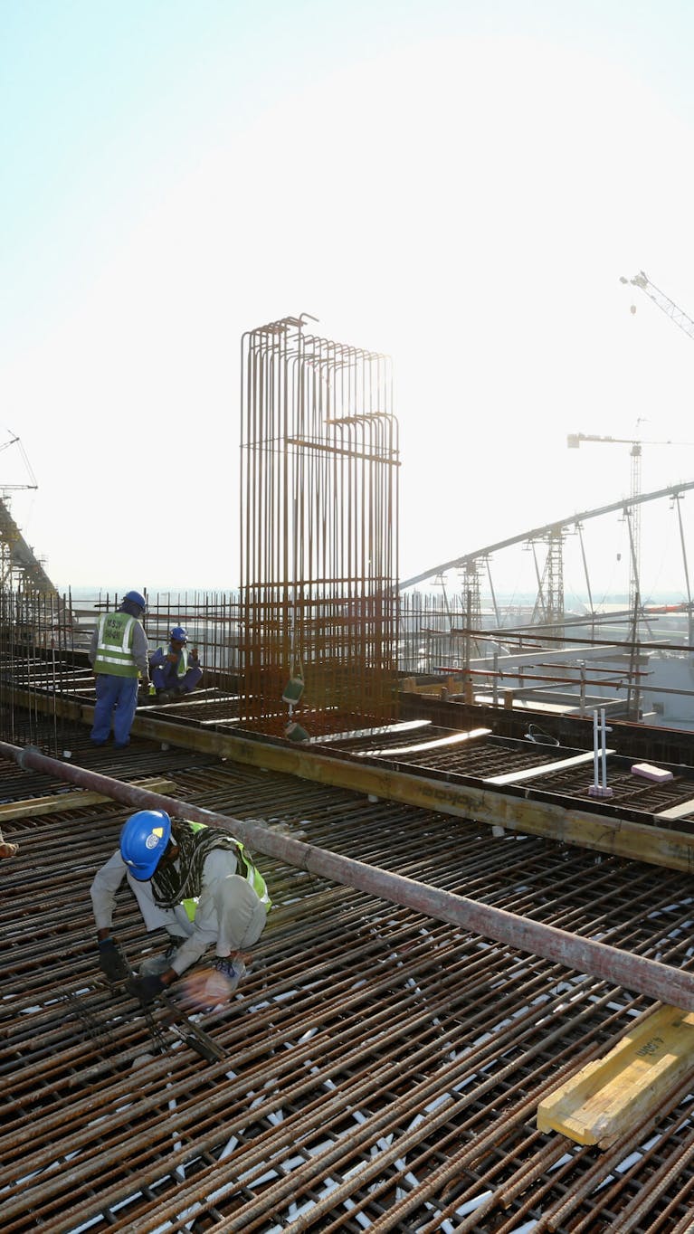 Bouwmedewerkers Qatar