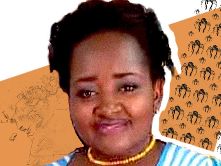 Dorgelesse Nguessan uit Kameroen kreeg een gevangenisstraf van 5 jaar omdat ze demonstreerde tegen armoede