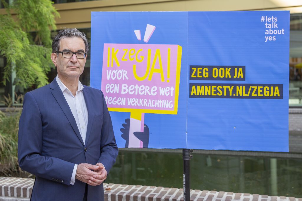 Frank Wassenberg (Partij voor de Dieren) zegt Ja tegen een betere wet tegen verkrachting