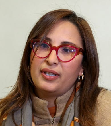 Portret politiek activist Chaima Issa