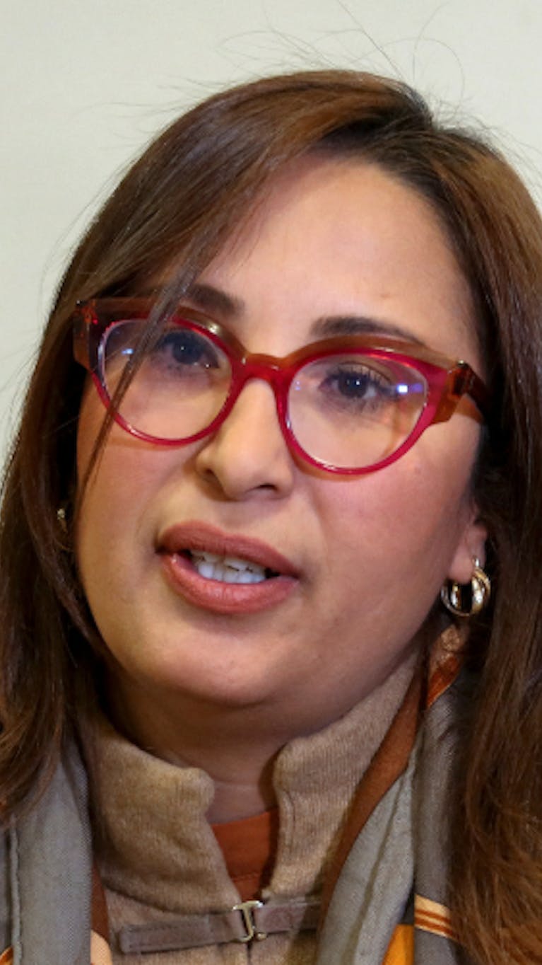 Portret politiek activist Chaima Issa