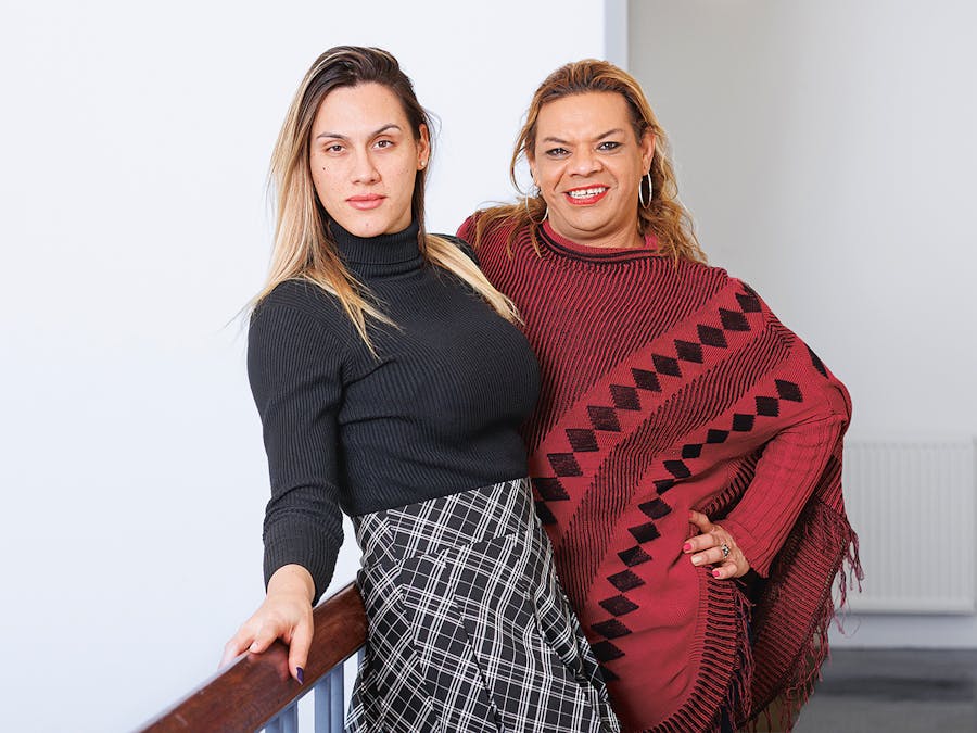 Mariana Sepúlveda en Kimberly Ayala uit Paraguay