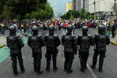 Amnesty International is zeer bezorgd over het huidige geweld in Ecuador.