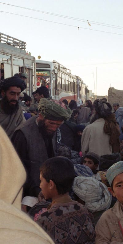 Afghaanse vluchtelingen in Pakistan.