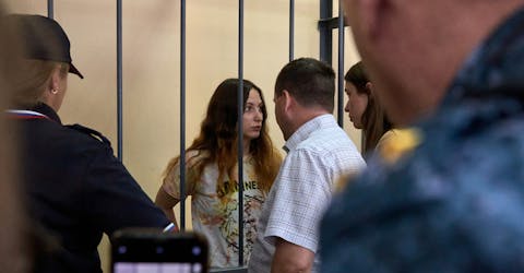 Aleksandra Skochilenko in een Russische cel.
