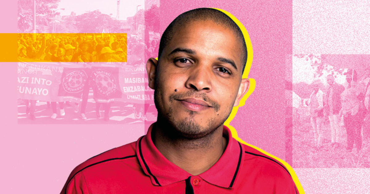 Thapelo Mohapi (Zuid-Afrika) leidt een beweging die zich inzet voor mensen die in armoede leven en tegen politiegeweld. Alleen al in 2022 werden drie leden vermoord. De politie moet de moorden onderzoeken. 