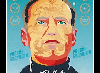 Portret van Navalny voor Wordt Vervolgd door TRIK