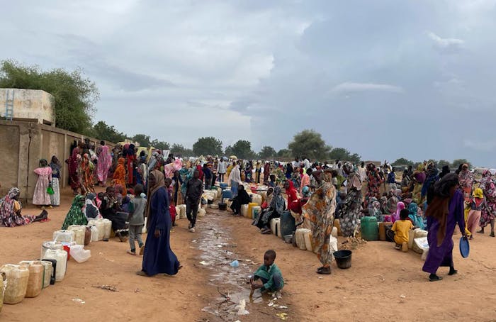 Sudanese vluchtelingen in Chad, 2023.