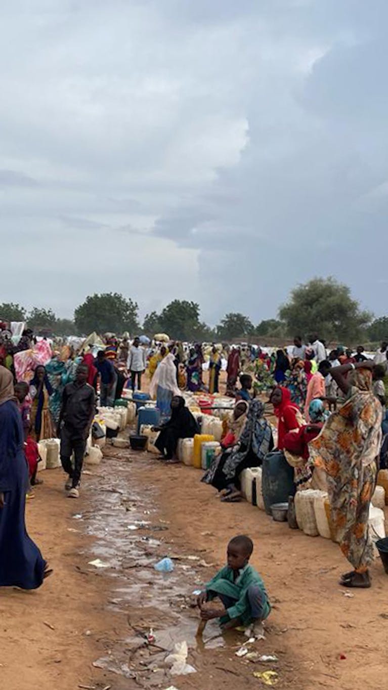 Sudanese vluchtelingen in Chad, 2023.