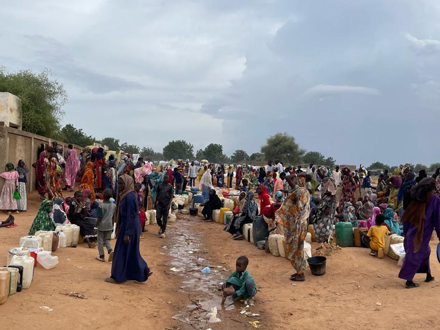 Sudanese vluchtelingen in Chad, 2023.