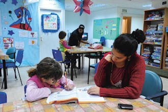 In de Israëlische schoolboeken geschiedenis worden Palestijnen nauwelijks genoemd als het gaat over het ontstaan van de staat Israël.