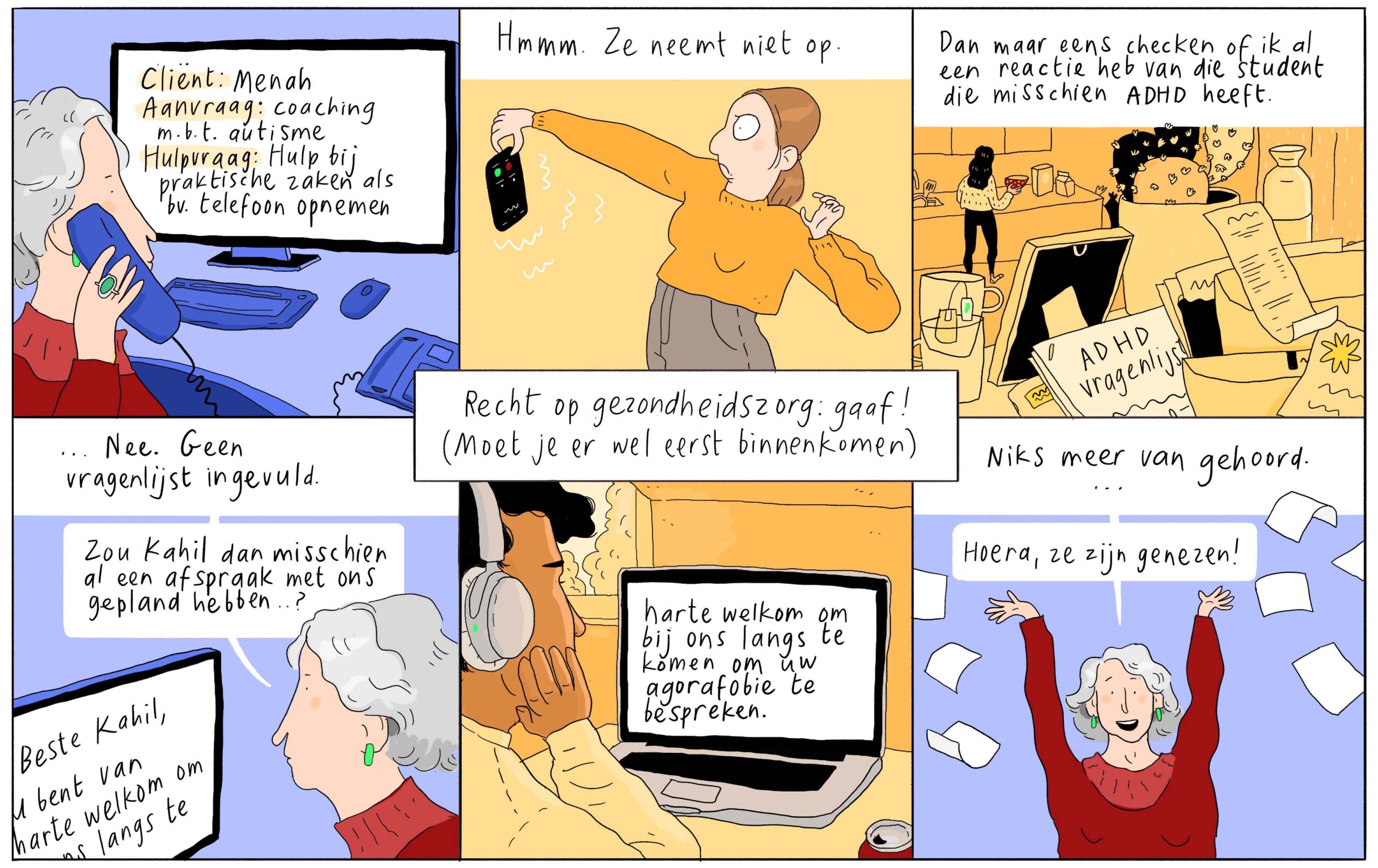 gezondheidszorg - strip door Menah Wellen