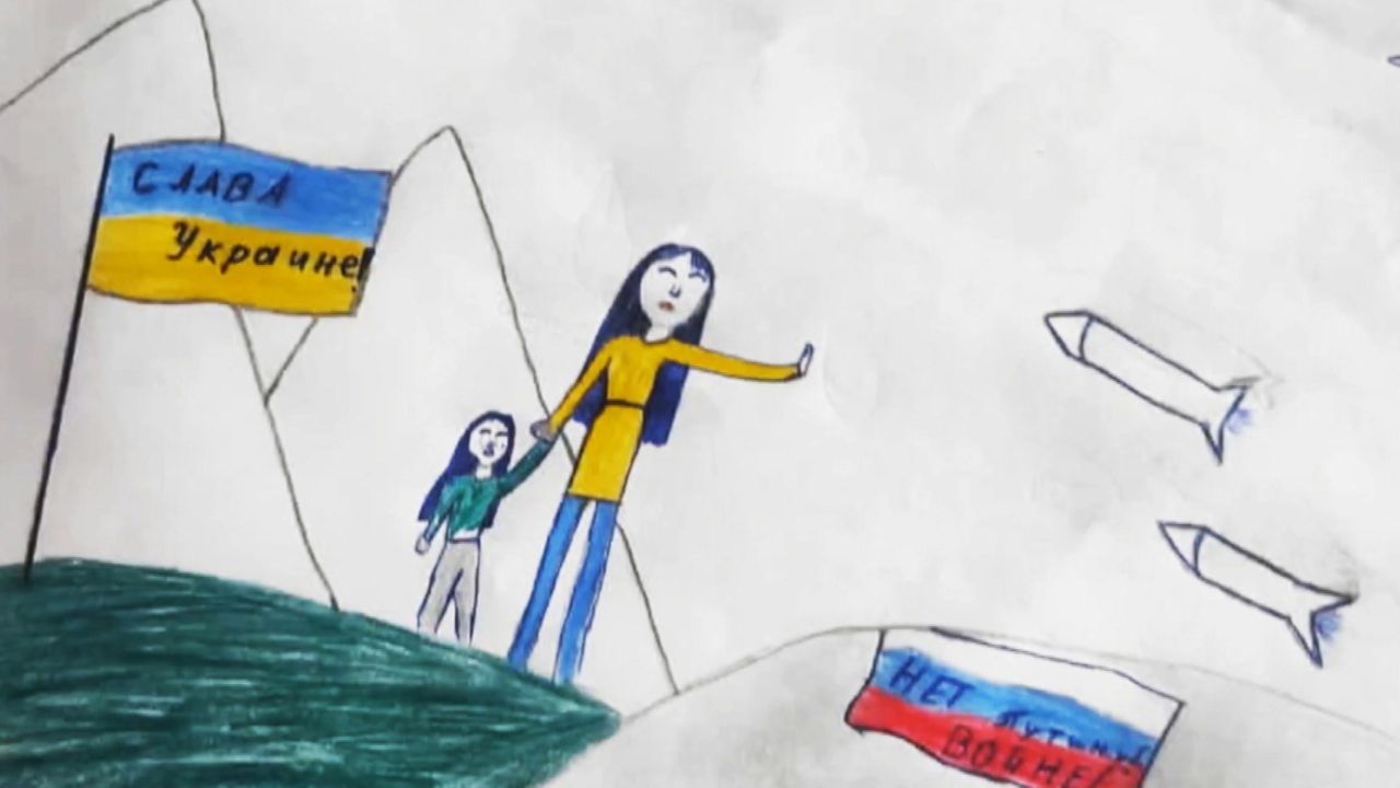 Tekening van Maria Moskalyova