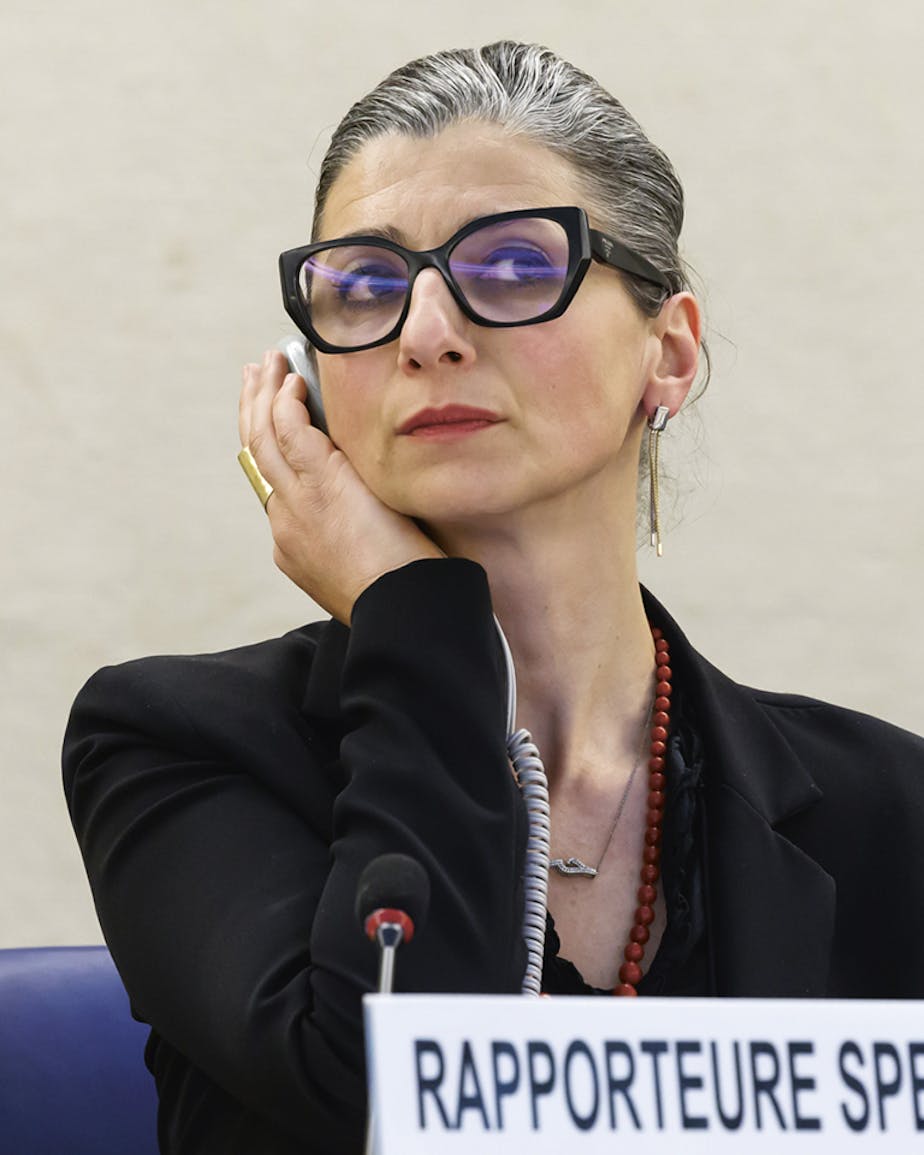 Francesca Albanese, VN-rapporteur voor de Palestijnse gebieden