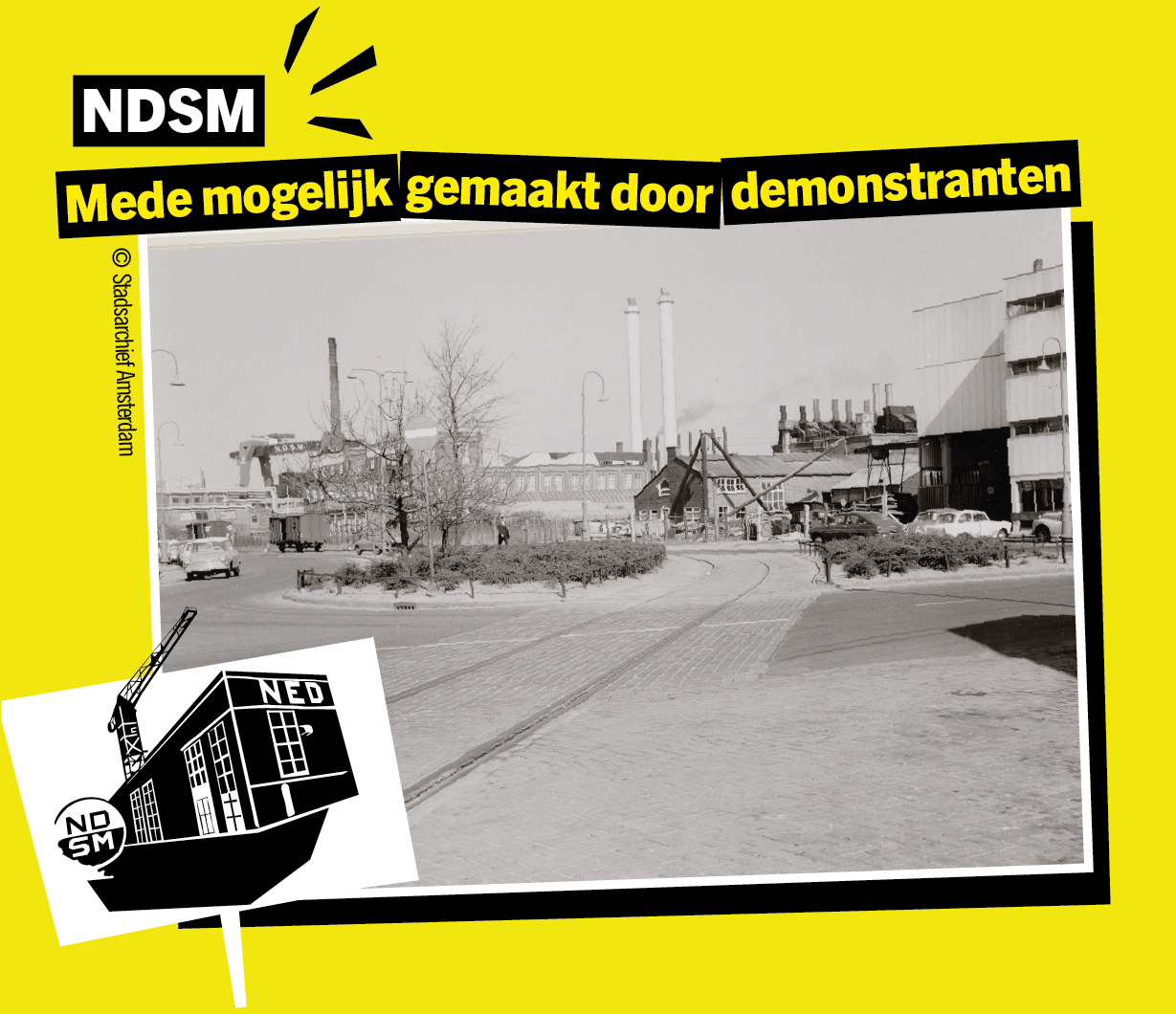 mede mogelijk gemaakt door demonstranten