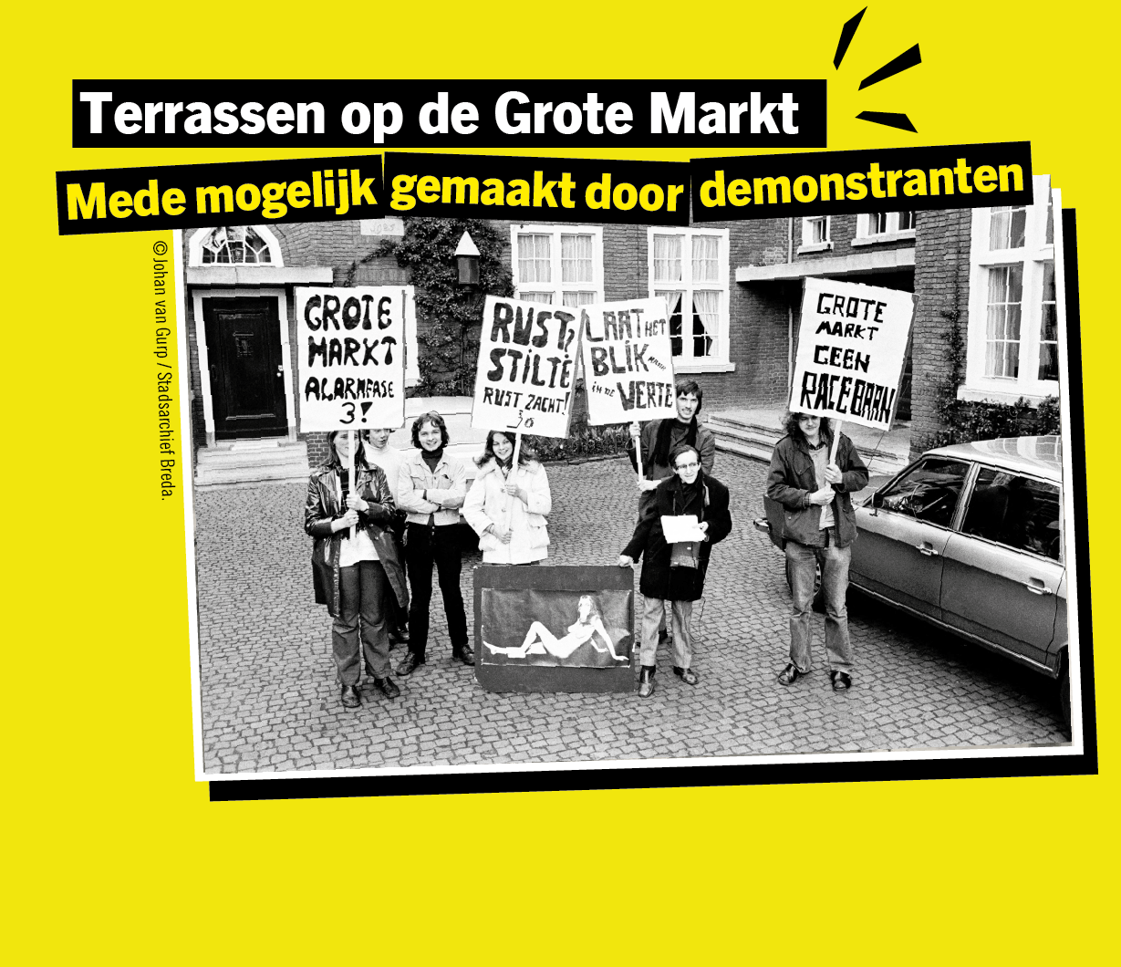 Breda – terrassen op de Grote Markt
