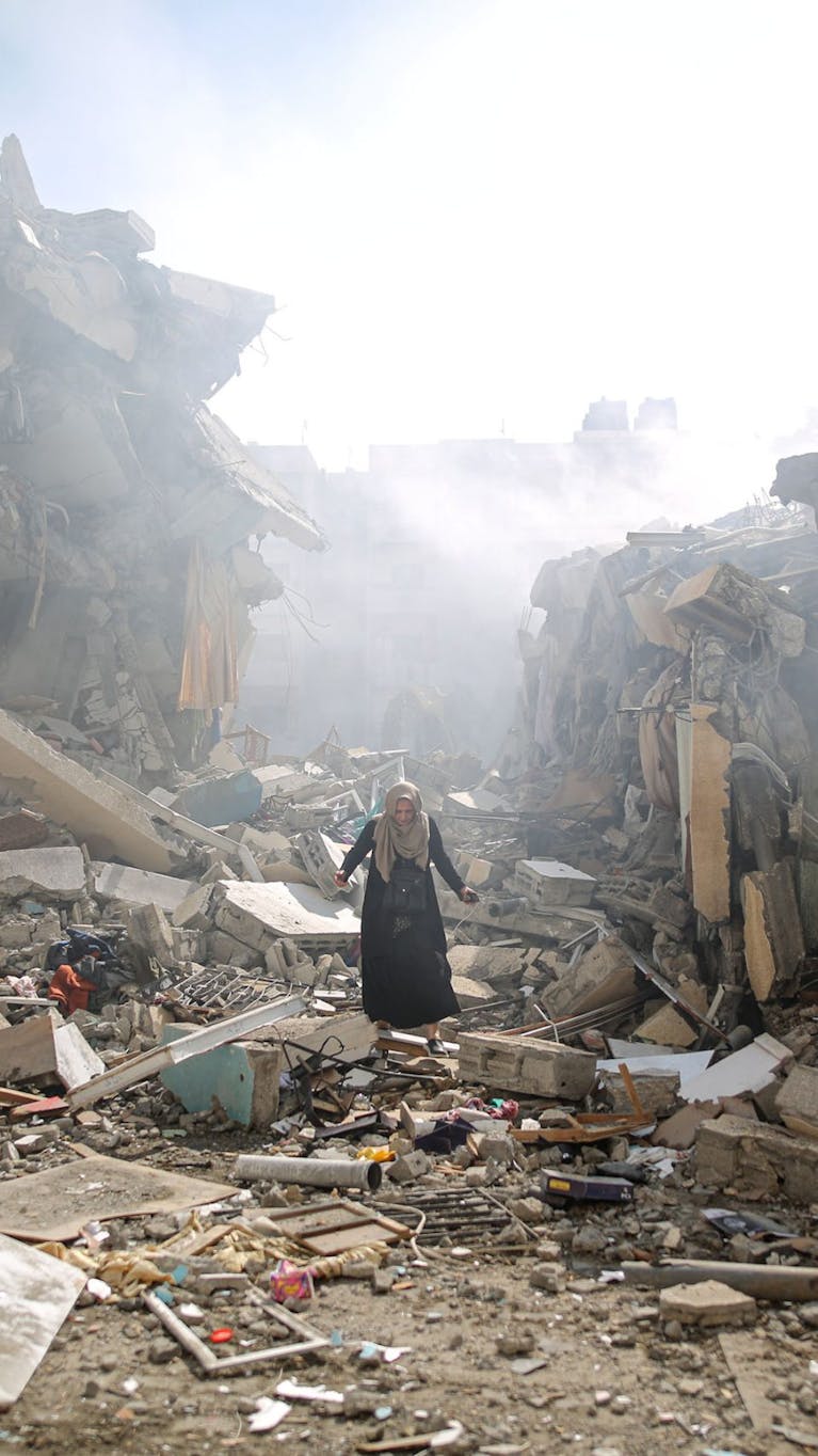 Gaza city, 19 oktober 2025
