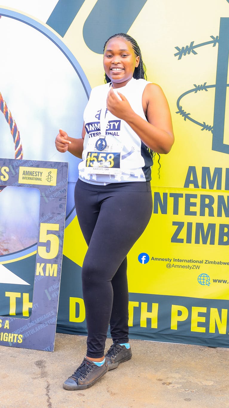 Actie tegen de doodstraf van Amnesty Zimbabwe, 2022.
