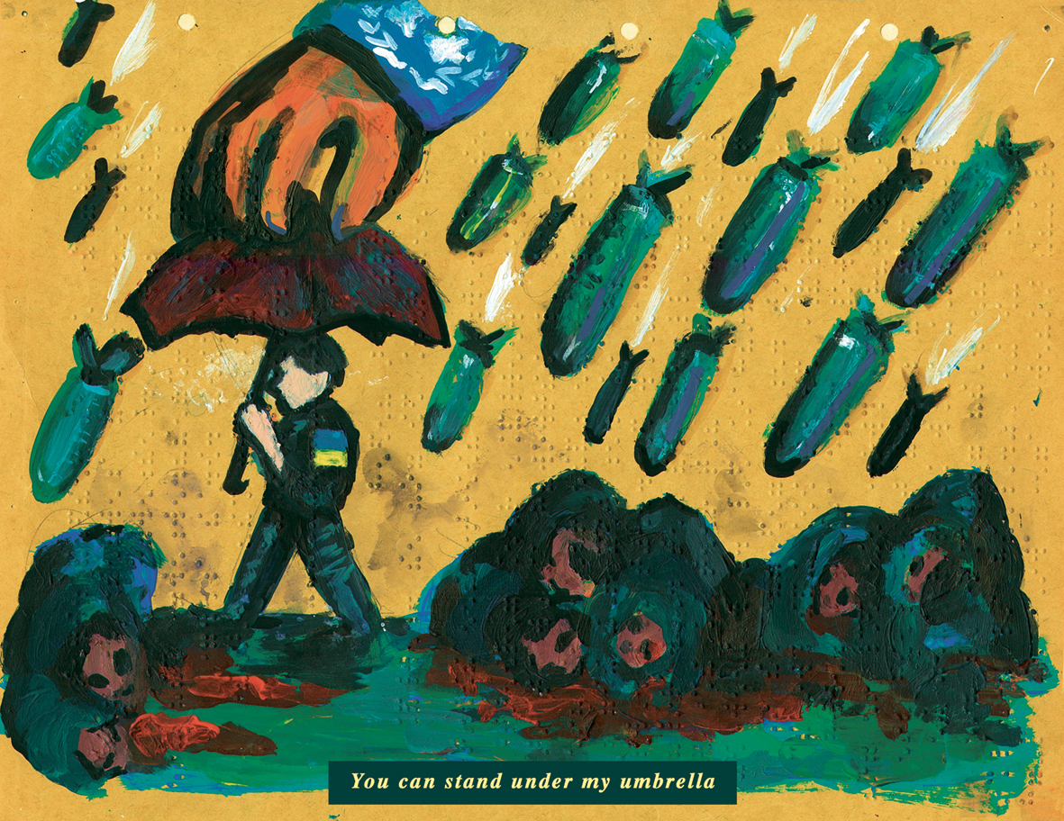 You can stand under my umbrella