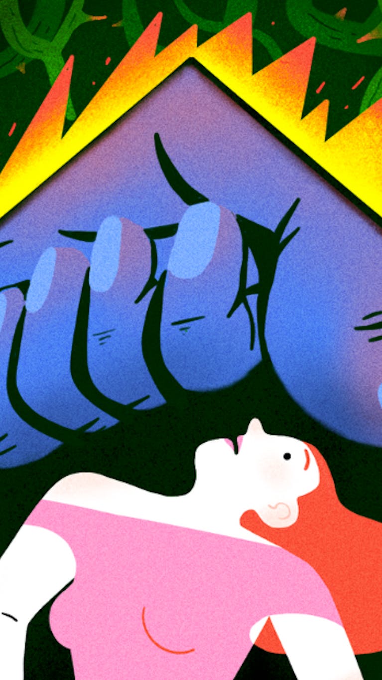 Psychisch geweld illustratie Tosca