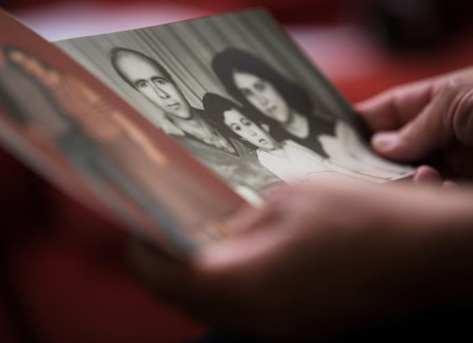Foto van Fa'eq al-Mir, een van de vele mensen die over de jaren vermist is geraakt in Syrie.