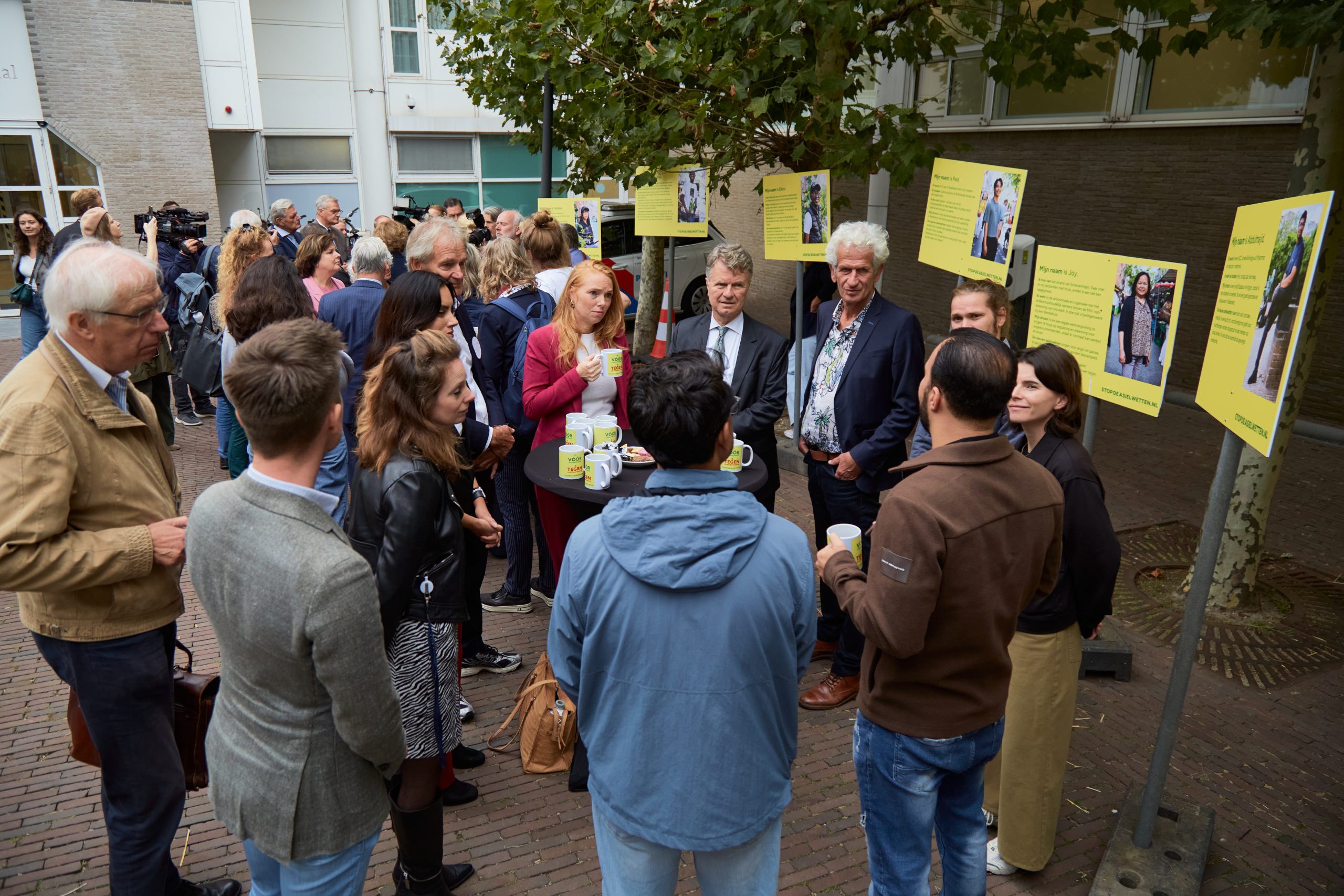 Actie asielwetten Eerste Kamer, 9 september 2025