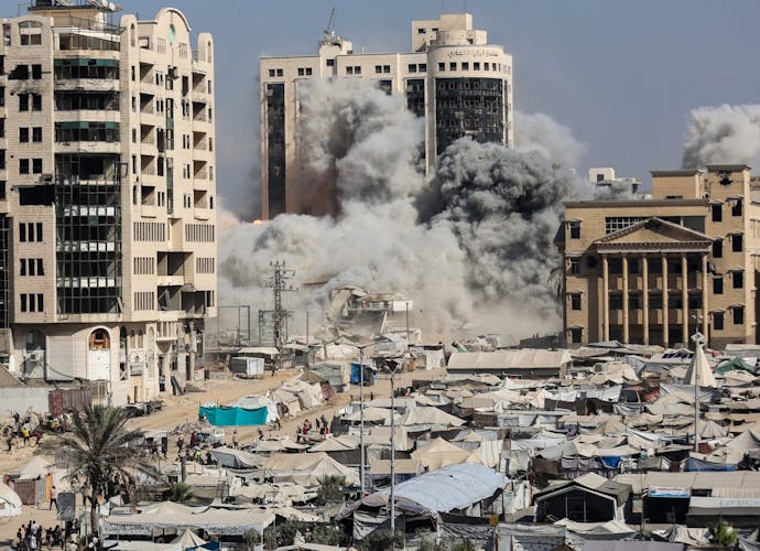 Israelische aanval op Gaza-Stad, 8 september 2025.